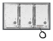 Smeg 93cm Linea Silver Ceramic Induction Cooktop SIA1963DS hero image