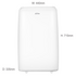 Omega Altise 3.5kW Slimline Portable Air Conditioner OAPC127 image NaN