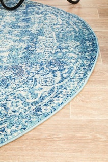 Rug Culture Evoke Medium Blue Rug 200X200CM - EVO-253-BLUE-200X200 hero image