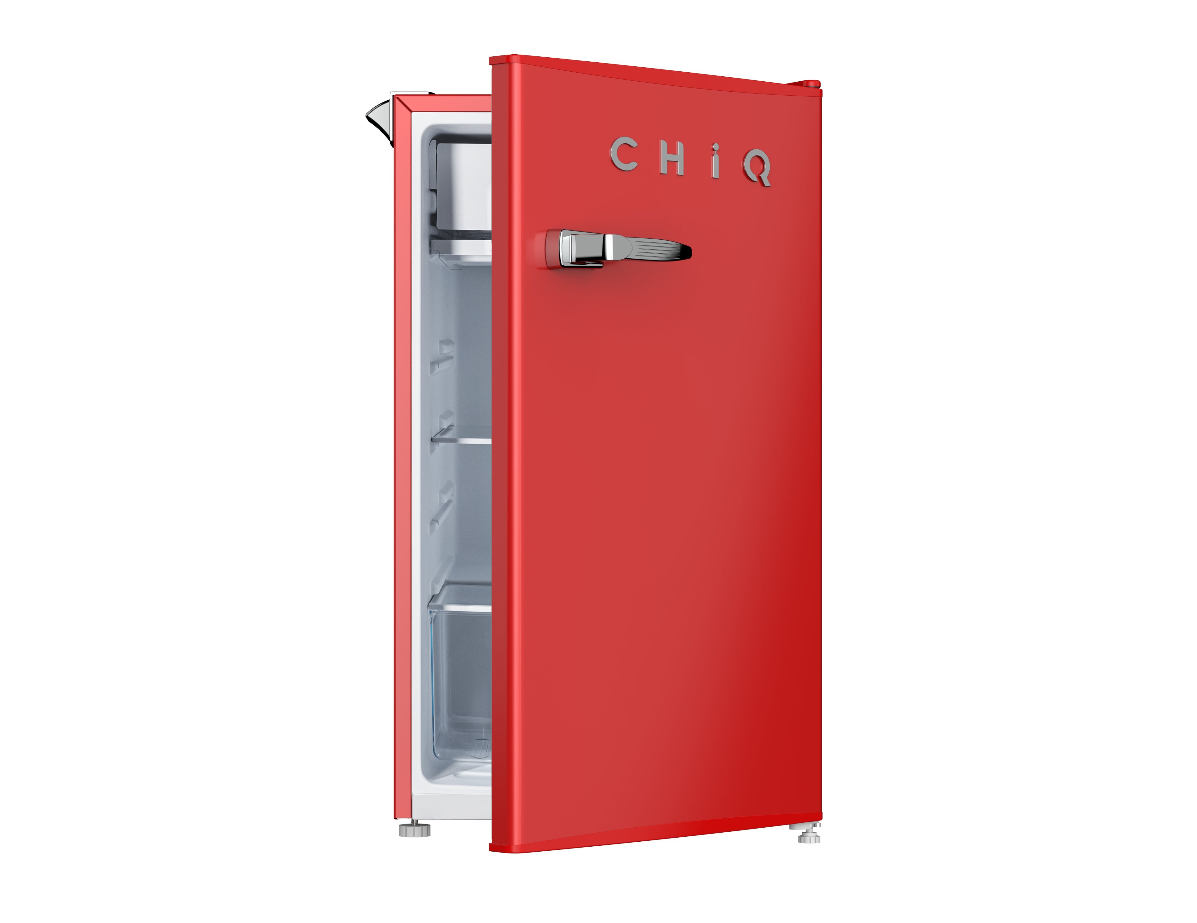 Chiq 90 Ltr Retro Single Door Bar Fridge CRSR089DR Appliances Online