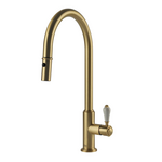 Turner Hastings Ludlow Pull Out Sink Mixer Brushed Brass LU109PM-BB hero image