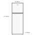 Westinghouse 370L Top Mount Fridge WTB3700AG image NaN