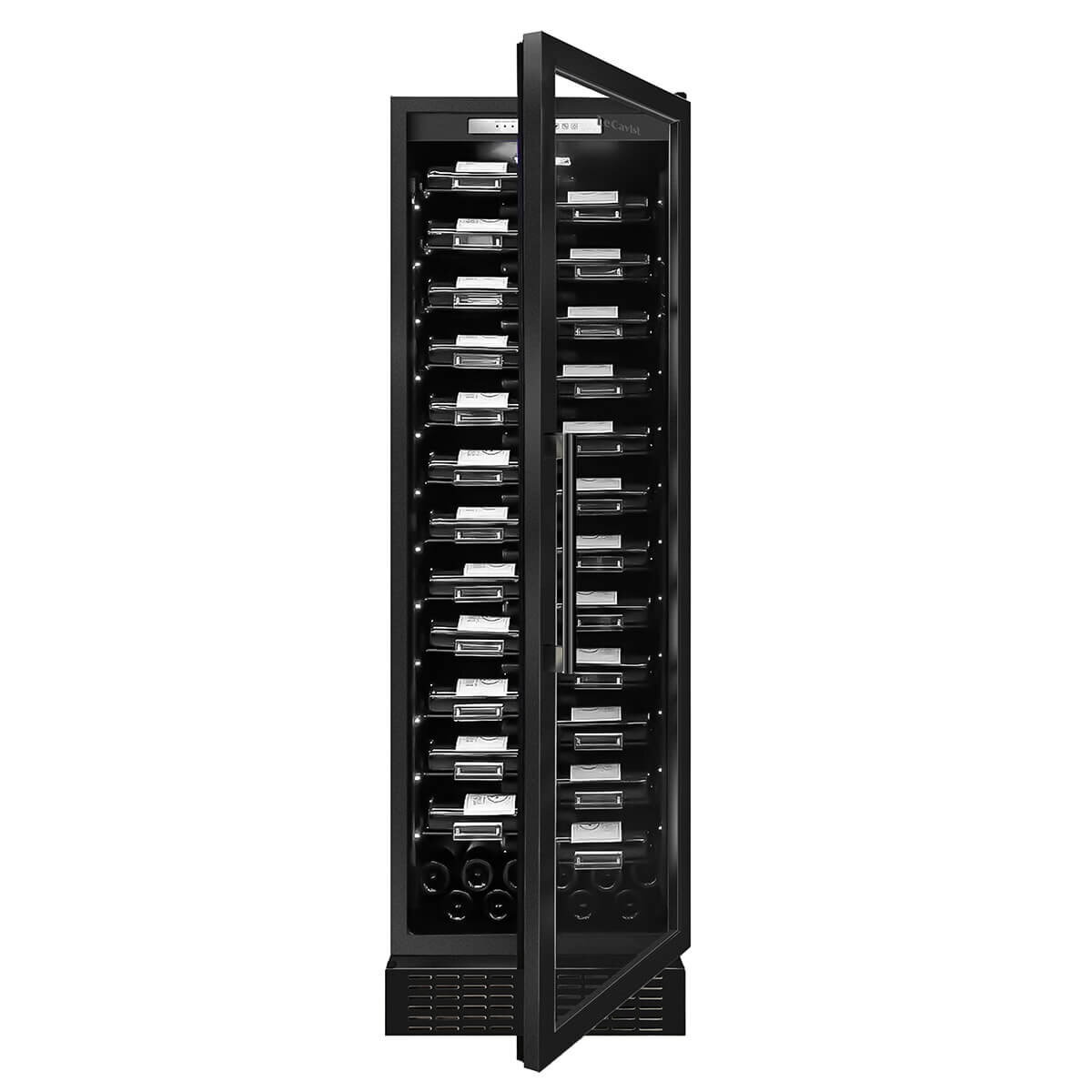 LeCavist 157 Bottle Single Zone Label View Wine Fridge LCS155VN1ZPRO hero image