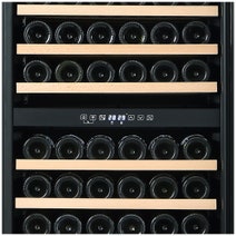 Cantina 171 Bottle Dual Zone Wine Cabinet Black CCWID171B hero image
