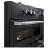 Artusi 90cm Dual Fuel Matte Black Freestanding Oven AFGR935B image NaN