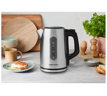 Morphy Richards Equip 1.7L Kettle and 4 Slice Long Slot Toaster MREK17SSMRET24SS hero image