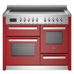 Bertazzoni Professional Series 110cm 5-Zone Induction Cooktop with Electric Triple Oven Cooker Rosso PRO115I3EROT hero image