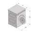ASKO Style+ 9.5kg Steel Seal Front Load Washing Machine White W7956XLWAU image NaN
