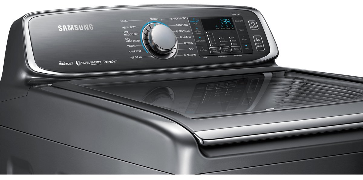 Samsung WA10J8700GP 13kg Top Load Washing Machine hero image