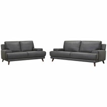 Kalona Burn Charcoal Two Seater Sofa - 2180-2P-HH8337 hero image