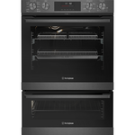 Westinghouse 60cm Multi-Function Pyrolytic Double Oven and SteamBake Dark Stainless Steel WVEP6727DD hero image