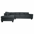 Ostro Tilba Four Seater Left Hand Chaise Lounge Dark Grey U2370ZLHFCSXDYX image NaN