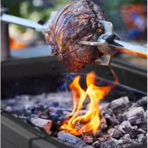 EVERDURE HUB Charcoal BBQ with Rotisserie Black HBCE2BB hero image