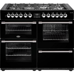 Belling Cookcentre 110cm Duel Fuel Black Freestanding Oven BCC1100DFB hero image