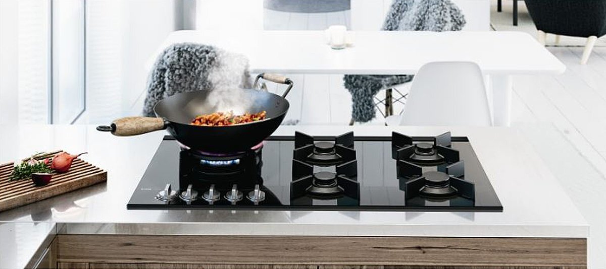 ASKO 90cm Pro Series Natural Gas Cooktop HG1935AD hero image