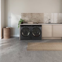 Haier 600 Series 12kg Front Load Washer with UV Protect Dark HWF12PXB1 hero image