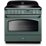 Falcon 90cm Classic FX Induction Freestanding Oven/Stove Mineral Green and Chrome CLA90FXEIMG-CH hero image