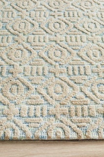 Rug Culture Levi Extra Large Blue Rug 320X230CM - LEV-361-BLUE-320X230 hero image