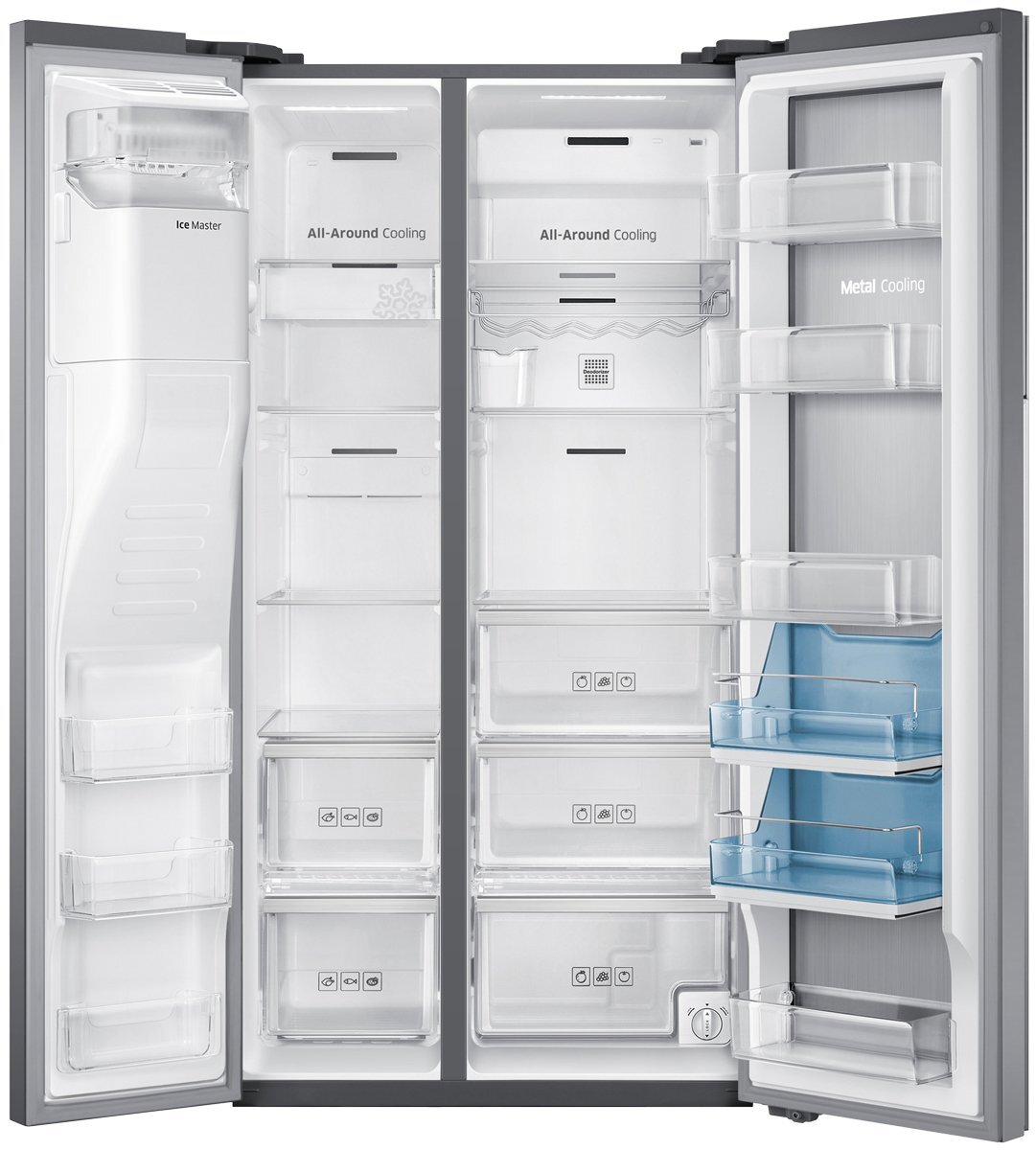 Samsung SRS636SCLS 636L Side by Side Fridge hero image