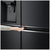 LG 637L French Door Fridge with Ice Maker & Water Dispenser GF-D706MBL hero image
