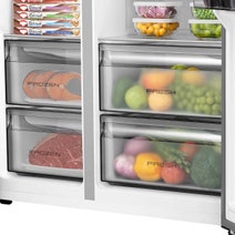 Hisense 541L PureFlat Side by Side Fridge with Non-Plumbed Water Dispenser Black HRSBS540BW hero image