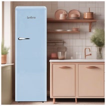 Linarie 328L Single Door Retro Larder Fridge Blue LK335LBLUE hero image