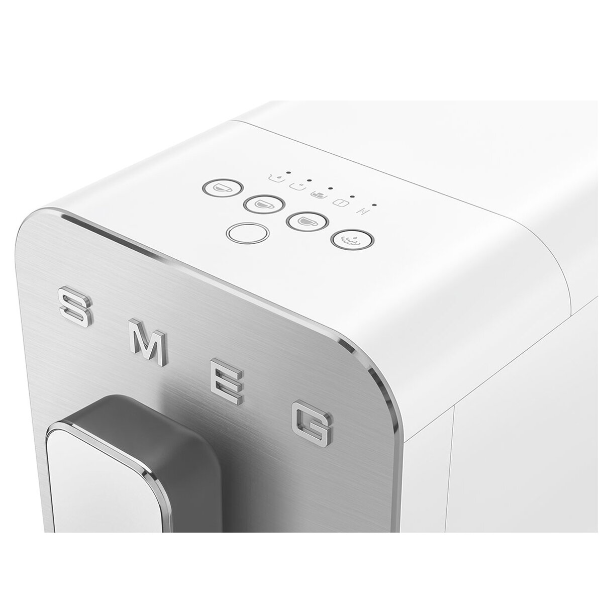 Smeg Bean To Cup Coffee Machine White BCC12WHMAU