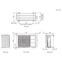 Fujitsu Reverse Cycle Inverter Floor Console 2.5kW Cooling 3.5kW Heating SET-AGTG09KVCA hero image