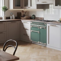 Falcon 90cm Elise Freestanding Dual Fuel Oven/Stove Mineral Green and Nickel ELS90DFMGN hero image