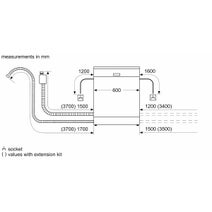 Bosch Series 6 Stainless Steel Built Uner Dishwasher with Home Connect SMP6HCS01A hero image