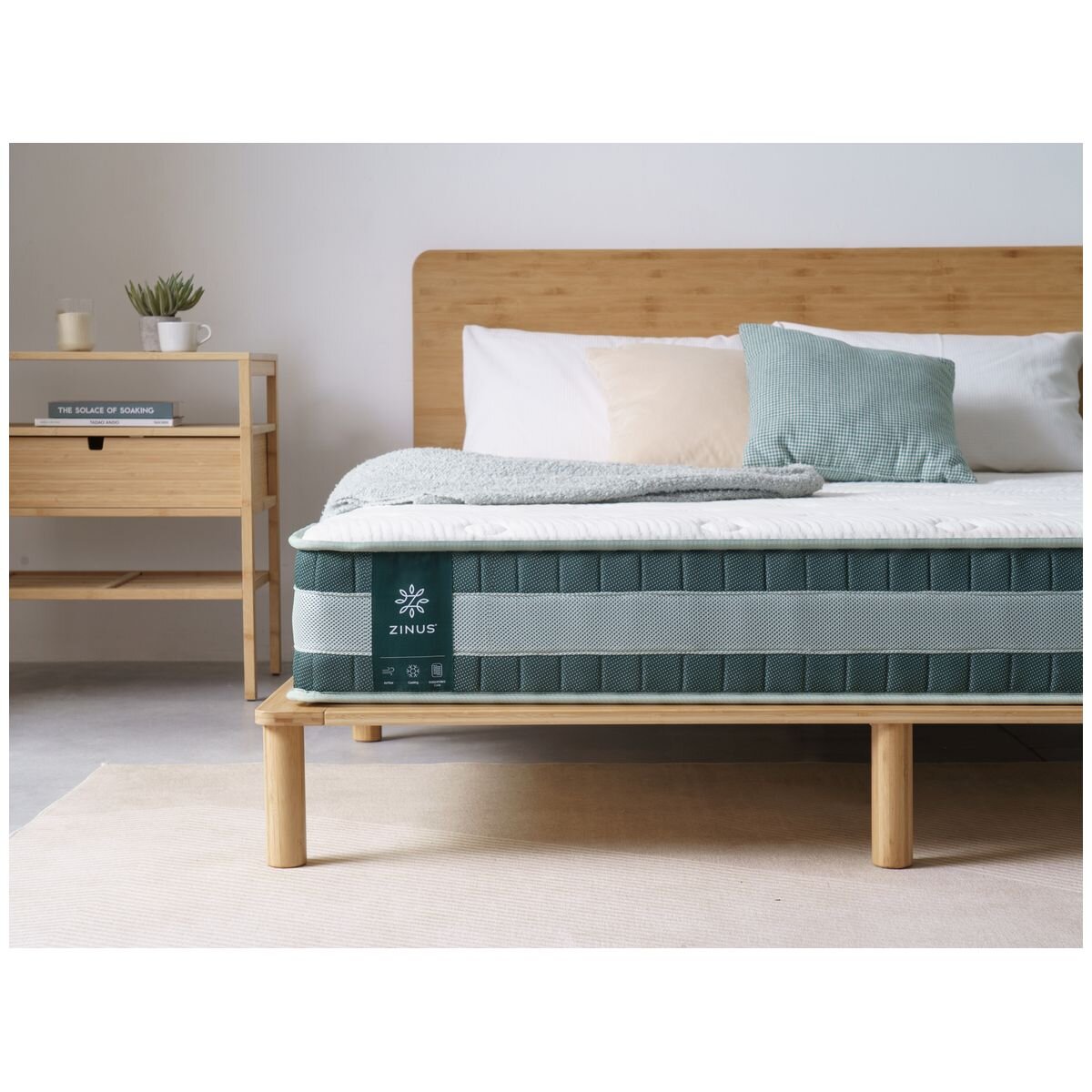Zinus Single Green Premium Pocket Spring Mattress AU-MSSBO4ZC-08S hero image