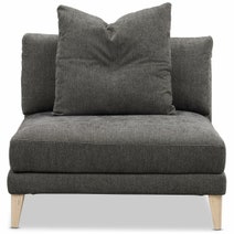 Kalona KYOTO Right Facing Extended Chaise Sofa Pewter WS-205-RCS-VILA-27 hero image