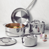 Tramontina Grano 4 Piece Tri-Ply Stainless Steel Cookware Set 65140000 image NaN