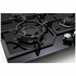Euro Appliances 60cm Black Tempered Glass Gas Cooktop ECT600GBK2 image NaN