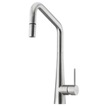 Oliveri Essente Square Goose Neck Pull Out Mixer Tap SS2575 hero image