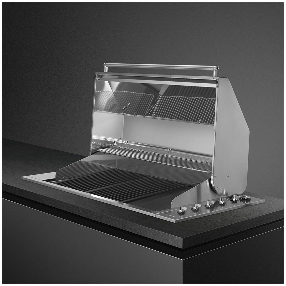 Smeg BQI1205HAU 5 Burner Built-In BBQ hero image
