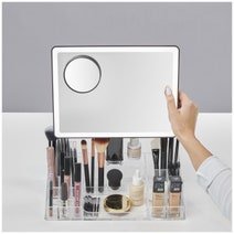 Homedics Radiance LED Beauty Mirror with Organiser- Black MIR-LB3000-BK-AU hero image