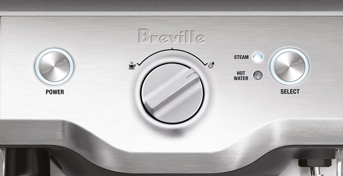 Breville BES810BSS the Duo-Temp Pro Espresso Machine hero image