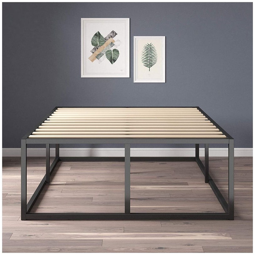 Zinus Double 45cm Joseph Bed Frame Metal Bed Platform Base Black AU ...