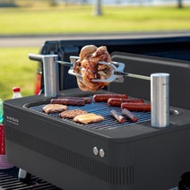 EVERDURE FUSION Charcoal BBQ with Rostisserie Black HBCE1BSB hero image