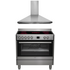 Euromaid 90cm Electric Freestanding Oven & 90cm Canopy Rangehood Pack CSAOL90PK image NaN