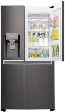 LG 665L Side by Side Fridge GS-D665BSL hero image