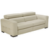 Natuzzi Editions Click Beige Leather Reclining Sofa SOFARECC18910BF image NaN