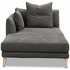 Kalona KYOTO Left Facing Chaise Sofa Pewter WS-205-LC-VILA-27 image NaN