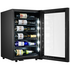 Little Cave 22 Bottle Label View Single Zone Compressor Wine Fridge Black LCLV22SB image NaN