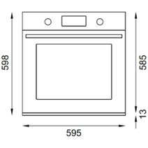 Bertazzoni 60cm Modern Series Pyrolytic Total Steam Oven TFT Display Black FMOD6117CTB3 hero image