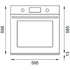 Bertazzoni 60cm Modern Series Pyrolytic Total Steam Oven TFT Display Black FMOD6117CTB3 image NaN