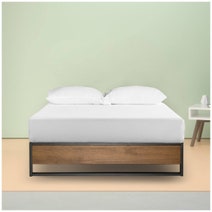 Zinus Queen 35cm Ironline Bed Base Wood and Metal AU-IRPF-14Q hero image