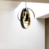 CTO Lighting Lunar Large Pendant - Bronze and Satin Brass LUNPELBZSB image NaN
