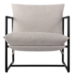 Zinus Aidan Sling Accent Chair Beige AU-USHSL1-31O hero image